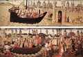 Scenes from the "Small Ursula Cycle" 1440s - German Unknown Masters