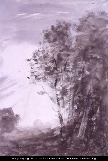 Landscape with Trees - Hercules Brabazon Brabazon