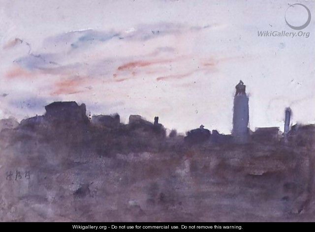 After Sunset, View from the Artist