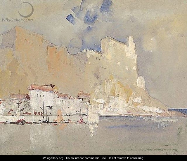 A Mediterranean Seaport 1890 - Hercules Brabazon Brabazon