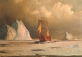 Working Through the Ice in Melville Bay - William Bradford