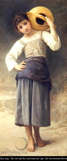The Water Girl (Young Girl Going to the Spring) 1885 - William-Adolphe Bouguereau