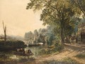 The inn at Hanham ferry near Bristol 1872 - Samuel Bough