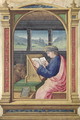 St. Luke Writing, from a Book of Hours - Jean Bourdichon