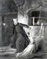 Sachette, Esmeralda and Claude Frollo, 1831 - Louis Boulanger