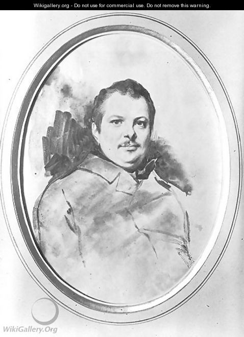 Portrait of Honore de Balzac c.1820 - Louis Boulanger