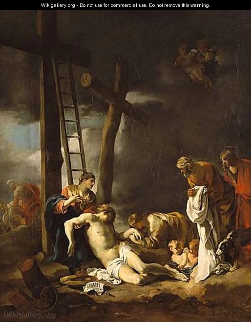 The Deposition from the Cross 1640-43 - Sébastien Bourdon The Deposition from the Cross 1640-43 - Sébastien Bourdon