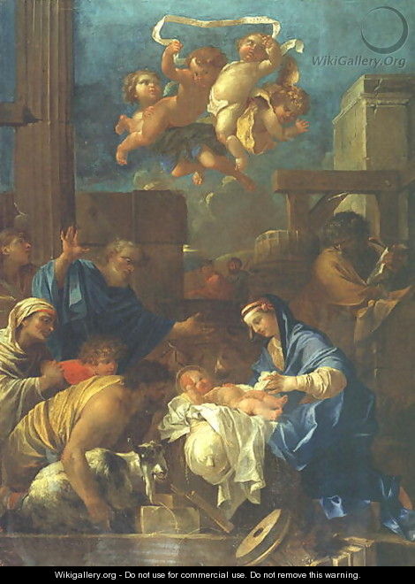 The Adoration of the Shepherds - Sébastien Bourdon
