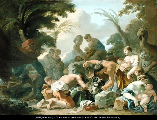 Laban Searching the Belongings of Jacob, c.1634-37 - Sébastien Bourdon