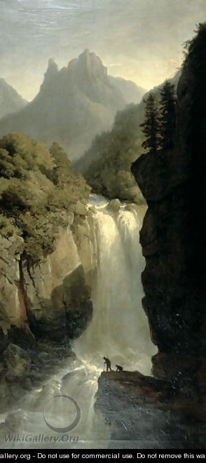 Waterfall in the Black Forest - Josephine Bowes