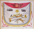 A masonic apron 1826 - Cornelis Borsteegh