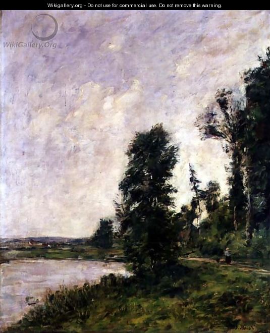 Along the Touques, c.1890-91 - Eugène Boudin