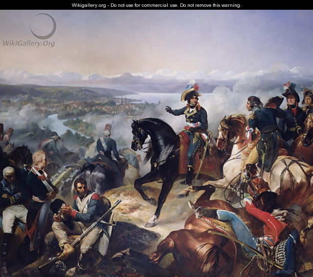 The Battle of Zurich, 25th September 1799, 1837 - Francois Bouchot