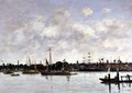 The Meuse at Dordrecht 1874 - Eugène Boudin