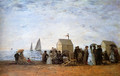 The Beach at Trouville 1867 - Eugène Boudin