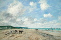 The Beach at Tourgeville 1893 - Eugène Boudin
