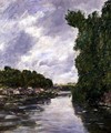 River near Abbeville 1894 - Eugène Boudin