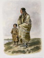 Dacota Woman and Assiniboin Girl, plate 9 from volume 2 of `Travels in the Interior of North America' - Karl Bodmer