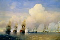 The Russo-Swedish Sea War near Kronstadt in 1790 - Aleksei Petrovich Bogolyubov