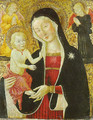 La Vierge a l'Enfant entre deux anges en priere - Benedetto Bonfigli