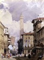 Bologna- The Leaning Towers, c.1826 - Richard Parkes Bonington