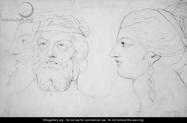 Pindar and Lais, 1820 - William Blake