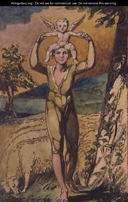 Frontispiece, from Songs of Innocence - William Blake