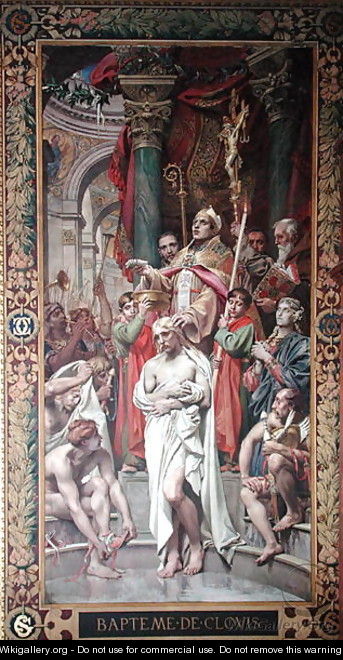 The Baptism of Clovis I - Joseph Paul Blanc