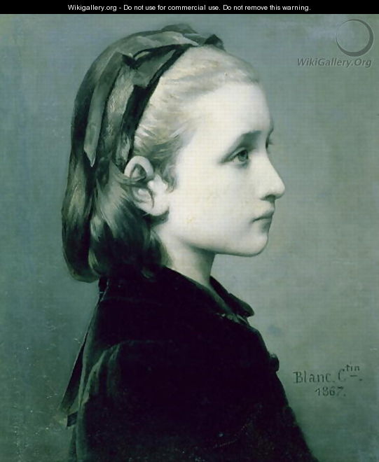 Head of a Girl, 1867 - Celestin-Joseph Blanc