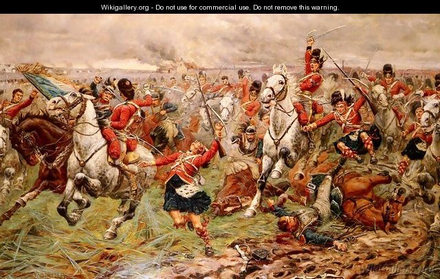 Waterloo- Gordons and Greys to the Front, 18th June, 1815 - Stanley Berkeley