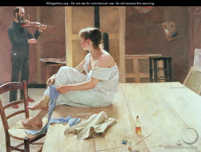 After the Pose, 1884 - Sven Richard Bergh