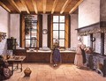 Kitchen of the Zwijnshoofd Hotel at Arnhem, 1838 - Mary Ellen Best