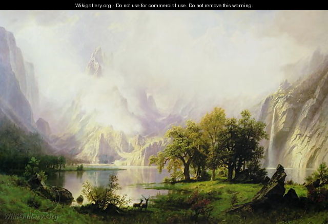 Rocky Mountain Landscape, 1870 - Albert Bierstadt
