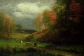 Rainy Day in Autumn, Massachusetts, 1857 - Albert Bierstadt