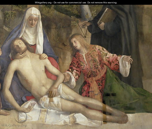 Mourning the Dead Christ at the Foot of the Cross - Giovanni Bellini