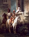 The Hussar's Adieu, 1829 - Joseph-Louis Hippolyte Bellange