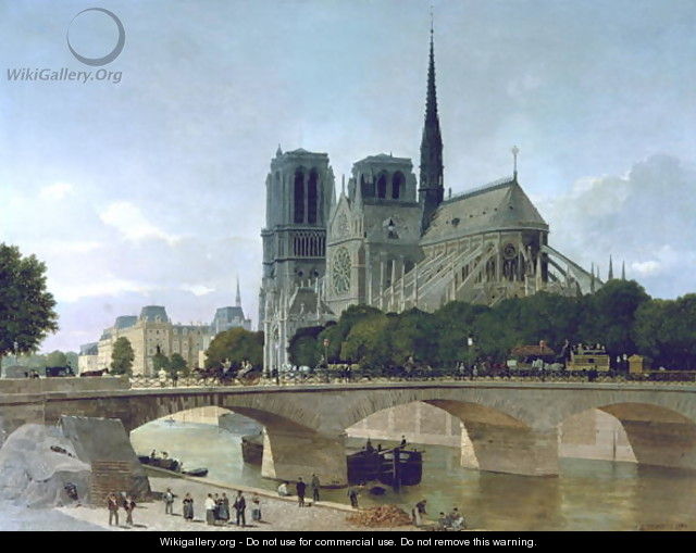 Notre Dame, Paris 1884 - Felix Benoist