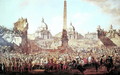 Entry into Rome of Jerzy Ossolinski - Bernardo Bellotto (Canaletto)