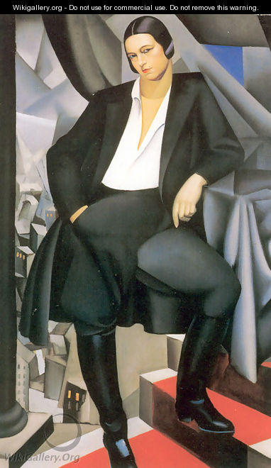 Portrait of the Duchess of La Salle, 1925 - Tamara de Lempicka