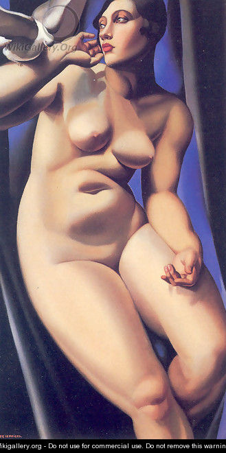 Nude with Dove, 1928 - Tamara de Lempicka