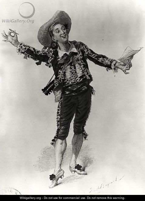 Figaro, illustration from Act I Scene 2 of 