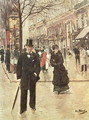 On the Boulevard - Jean-Georges Beraud