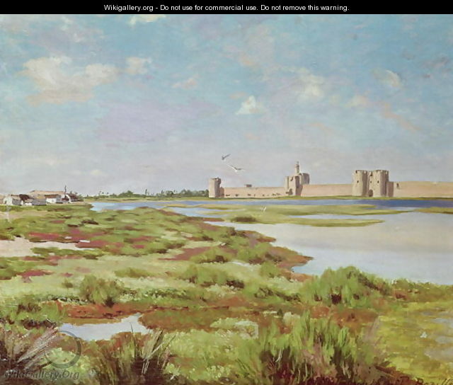 The City Walls of Aigues-Mortes 1867 - Frederic Bazille