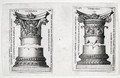 Doric Columns I and II, 1543 - Hans Sebald Beham