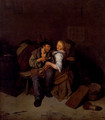 Couple amoureux dans un interieur - Cornelis (Pietersz.) Bega