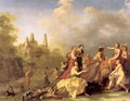 Amaryllis Giving Myrtill the Prize 1635 - Cornelis Van Poelenburgh