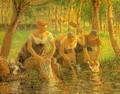 Washerwomen, Eragny-sur-Epte 1895 - Camille Pissarro