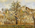 Kitchen Garden with Trees in Flower, Pontoise 1877 - Camille Pissarro