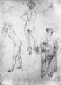 Nude Men and St Peter c. 1430 - Antonio Pisano (Pisanello)