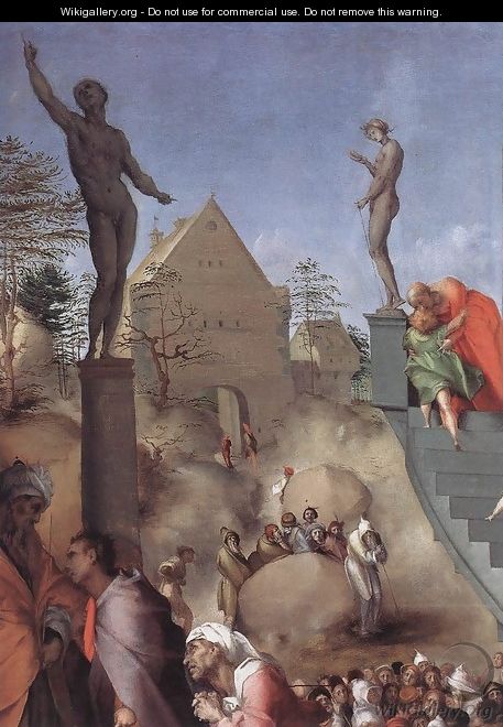Joseph in Egypt (detail) 1515-18 - (Jacopo Carucci) Pontormo
